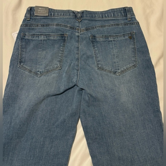 Wit & Wisdom Gemma 'Ab'Solution Girlfriend Jeans Blue Denim ~ Size 6 - Picture 3 of 10